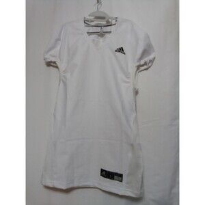 $95 Adidas Men’s Football Practice Jersey White Black L NWT New